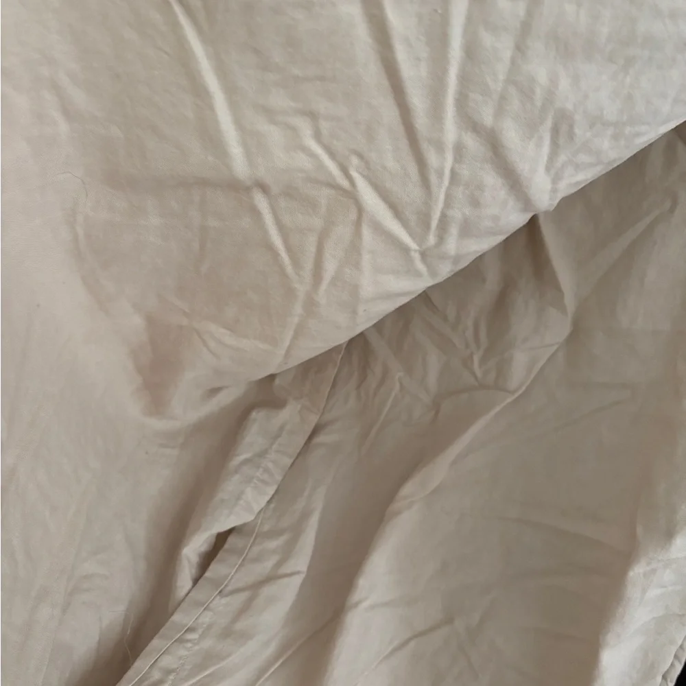 West Elm oversized pillow cover/sham. Puffy quilt design.